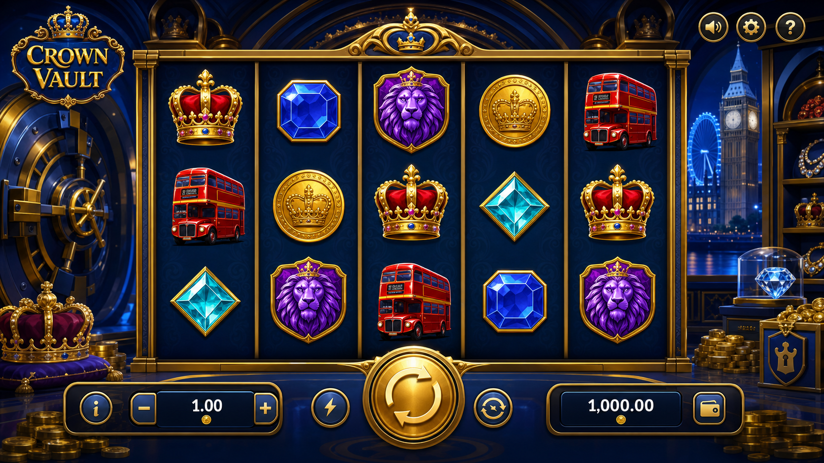 Crown Vault demo slot game